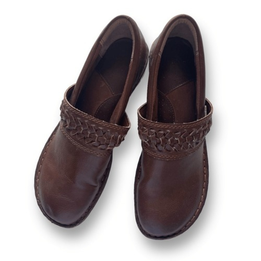 B.O.C Women's Peggy Woven‎ Clog Brown Size 10M